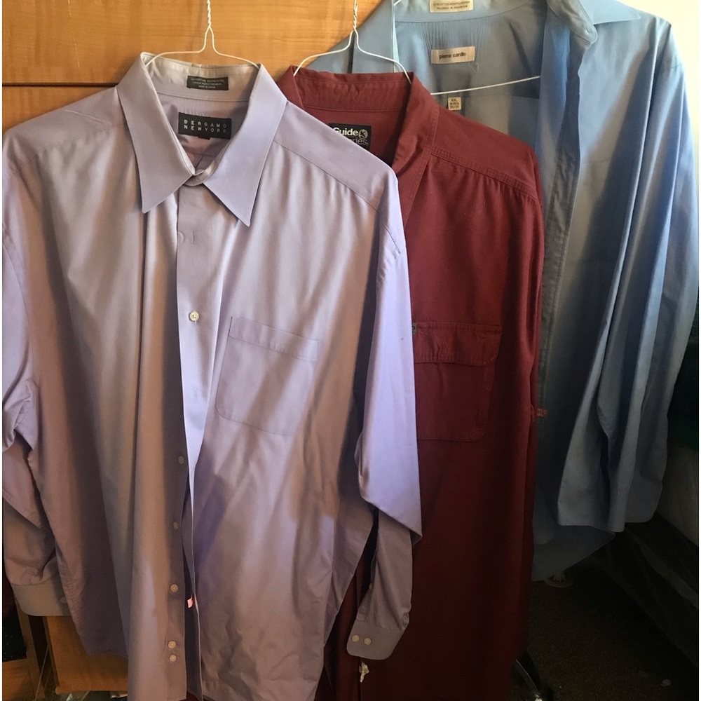 Mens Bundle of Dress Shirts size 2XL various colors